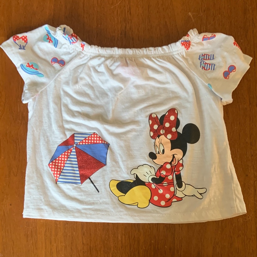 🍓3/$10 Disney Minnie Mouse Kids Tee size 2T